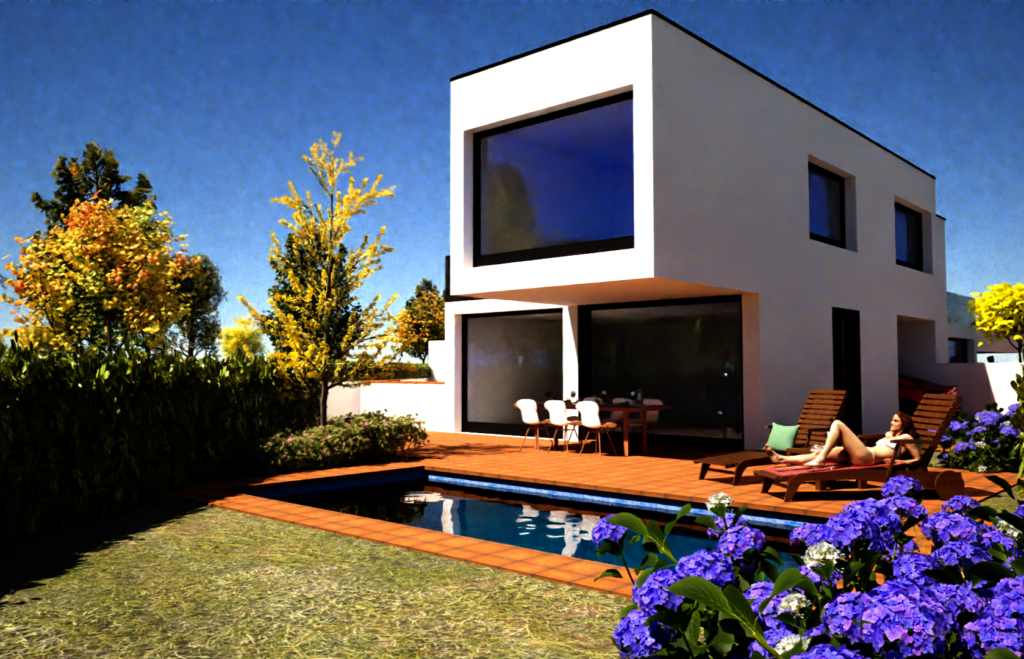 Vivienda Unifamiliar en Málaga, de estilo contemporáneo.